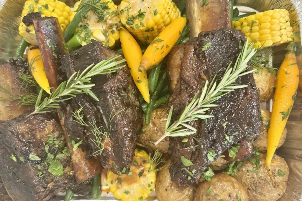 Pasta Paella and Meats